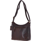 Vintage Two Pocket Leather Shoulder Bag Brandy – G21