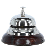 Premium Counter Bell With Leather Base Chestnut: LF-140