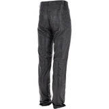 Mens 501 Leather Jeans Black: MENS 501 JEANS