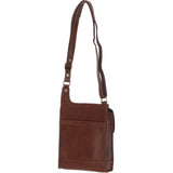 Ashwood Leather & Harris Tweed® Cloth Crossbody Bag Tan/Green/Red: TW-24-08-TR