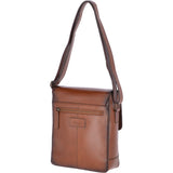 Vegetable Tanned Leather A4 Travel Bag Tan : Jones