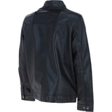 Ashwood Men’s Real Soft Leather Jacket with Mandarin Collar and Straight Zip Black: NEW COOPER