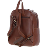 Authentic Ashwood Leather & Harris Tweed® Cloth Backpack Tan/Watch: TW-28-04-TW