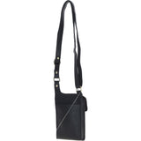 Ashwood Leather & Harris Tweed® Cloth elegance Crossbody Bag Black/Watch: TW-20-03-BW