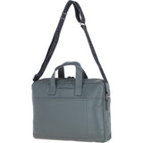 Brampton Leather Men's Laptop Bag Grey: 64547