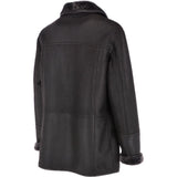 Luxury 4 Button Single Breasted  Sheepskin Coat Brown: KE-223