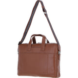 Brampton Leather Men's Laptop Bag Tan: 64547