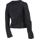 Womens Leather Jacket Brown: STYLE E