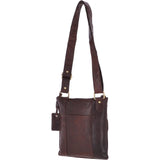 Vintage Small Leather Shoulder Bag Brandy – G20