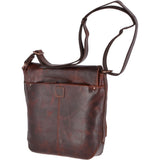 Medium Leather Vintage Messenger Bag Tan :  Adam