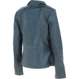 Womens Leather Jacket Grey: AWL-529
