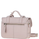Stylish Ashwood Leather Medium Satchel Bag Beige: Y-62
