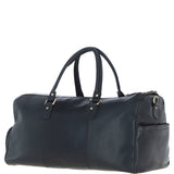 Large Leather Holdall Black: K-48