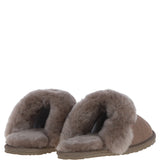 Women's Classic Suede Sheepskin Slippers Mink: Pippa