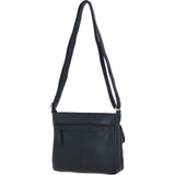 Adjustable Crossbody & Shoulder Bag Black: Cardiff