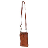 Ashwood Leather Crossbody Smart Phone Bag Tan: D-99