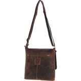 Rustic Charm Leather Handbag Mud/brown: Cheltenham