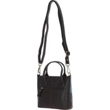 Ashwood Leather & Harris Tweed® Cloth Handbag with Removable Crossbody Strap Brown/Mcload: TW-21-01-BM