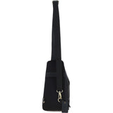 Ashwood Three Pocket Leather Sling Bag Black : k-43