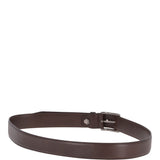 The Bridge Mens Italian Leather Belt Dark-brown: 034904 26 01 85