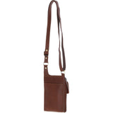 Ashwood Leather & Harris Tweed® Cloth elegance Crossbody Bag Tan/Mcload: TW-20-02-TM