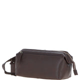 Ashwood Vintage Leather Washbag Brandy: Q-47