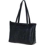 Ashwood Sleek Leather Tote Bag Black: Amelia
