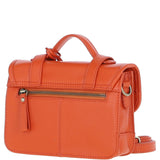 Stylish Ashwood Leather Medium Satchel Bag Orange: Y-62