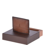Vegetable Tanned Leather Classic 6 Card Holder Wallet Tan: 1991 C