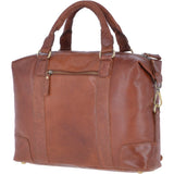 Leather Vintage Laptop Work Bag Tan : G-34