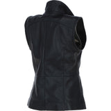 Women's  Leather Gilet Black: FO-GILLET 1