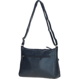 Ashwood Ladies Leather Shoulder Bag Navy: AJ2