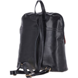 Vegetable Tanned Medium Leather Backpack Navy :  V-28