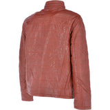 Trapper Leather Jacket Wine : Massimo
