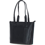 Ashwood Leather & Harris Tweed® Cloth Genuine Leather Shoulder Bag Black/Watch: TW-23-03-BW