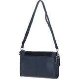 Natural Hair On Hide Medium Cross Body Bag Navy – 61410