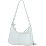 Ashwood Leather Ladies Shoulder X Crossbody Bag Ice Grey: 64397