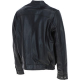 Ashwood Men's Genuine Leather Bomber Jacket Black: AW-2255