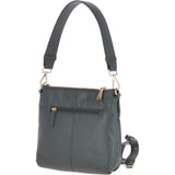 Small Two In One Leather Crossbody Bag & Shoulder Bag Bottle Green : 62539