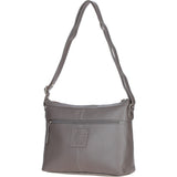 Ashwood Ladies Leather Shoulder Bag Taupe: AJ1