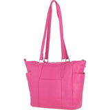 Ashwood Elegant Leather Tote Bag Hot Pink: Oxford