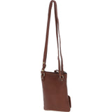 Authentic Ashwood Leather & Harris Tweed® Cloth Crossbody Bag Brown/Mcload: TW-29-02-TM