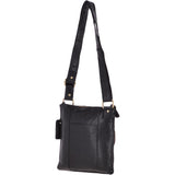 Vintage Small Leather Shoulder Bag Black – G20