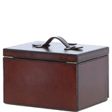 Ashwood Leather's Luxury Jewellery Box Medium Chestnut: LF-166
