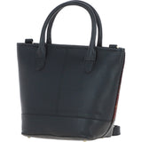 Ashwood Leather & Harris Tweed® Cloth Large Grab Bag Black/Green/Red: TW-64-07-BR