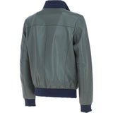Ashwood Leather Men’s Modern Bomber Jacket Green: 162176