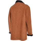 Mens Classic Sheepskin Coat Whisky/black: KE 884 BOX