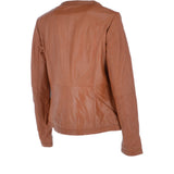 Leather Jacket Cognac/nap: AWL-672