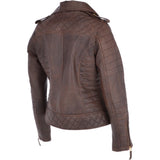 Women's Leather Biker Jacket Timber: 2741