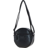 Ashwood Leather Round Crossbody Bag Black: P-66